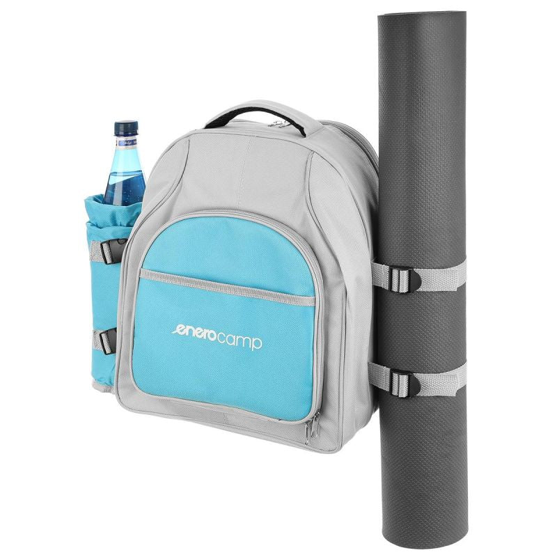 Enero Thermal Picnic Backpack Blue And Grey 25l Camp szürke backpacks, tourist equipment