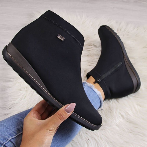 Inny insulated black ankle boots Rieker W 98251-00 női Túracipő