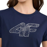 Women's T-shirt 4F F3309 navy 4FWMM00TTSHF3309 31S kék póló