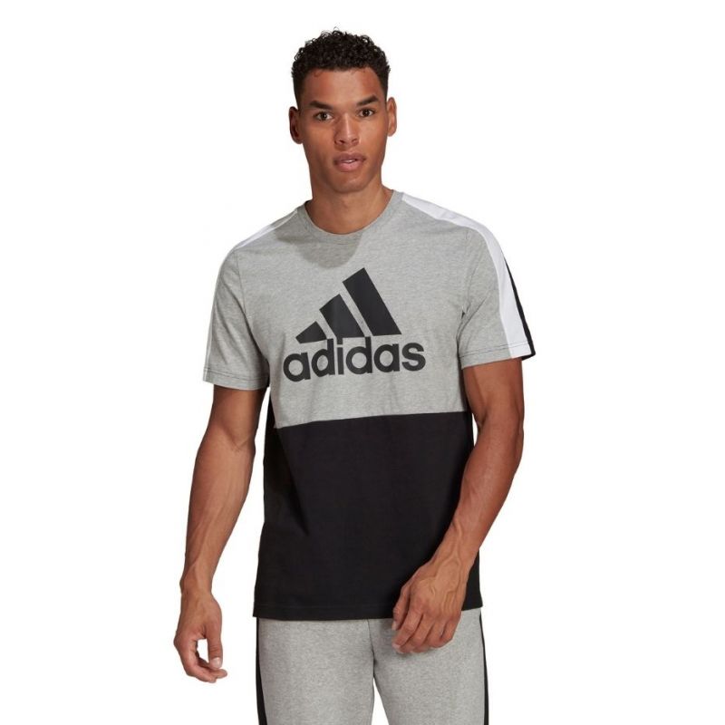 adidas Essentials Colorblock Single Jersey Tee M HE4334 Póló
