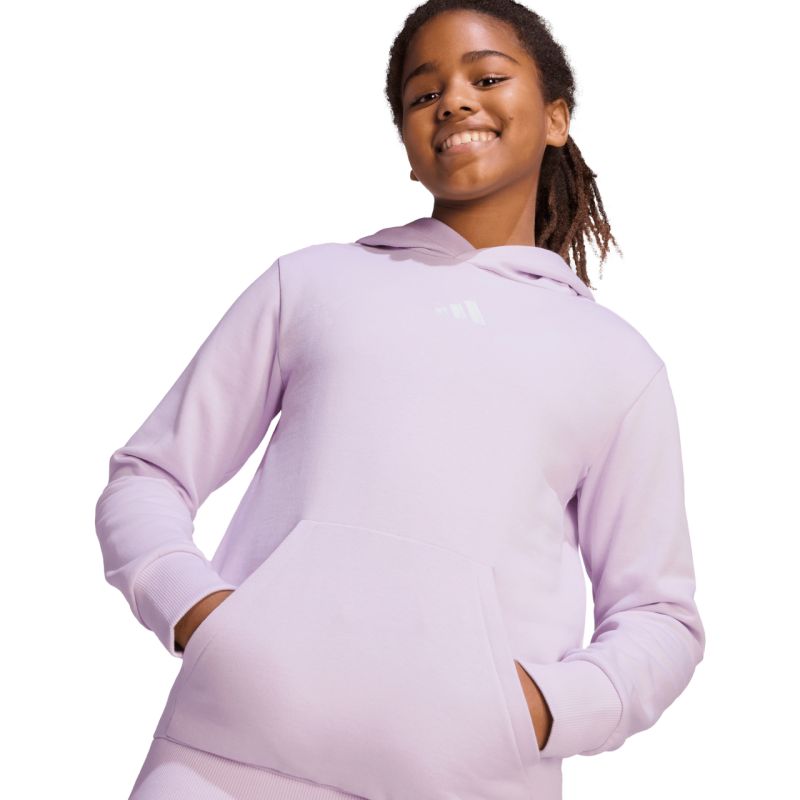 Children's adidas Essentials Hoody light purple KS0366 128 cm kapucnis pulóver