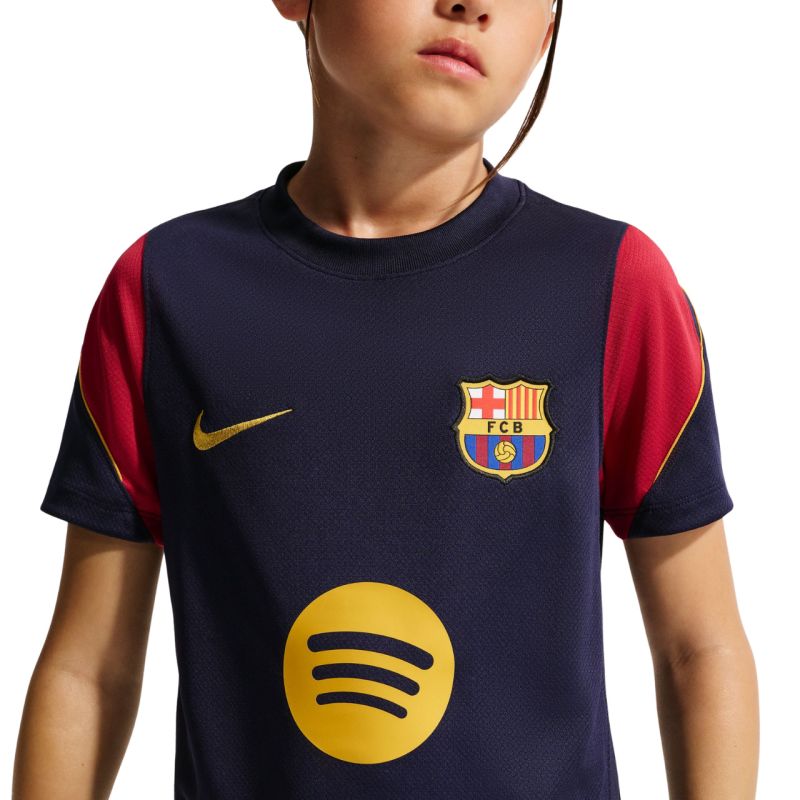 Nike FC Barcelona Strike Kids T-Shirt Navy Blue and bordó ruházat II3237401