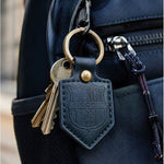 FC Barcelona keychain original licensed leather pennant BLL7061N