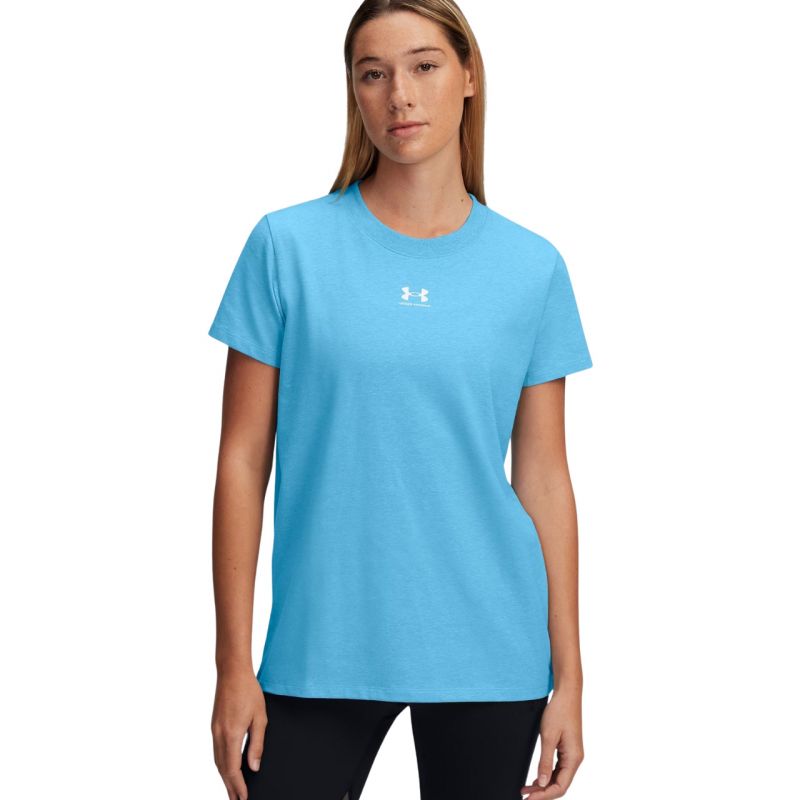 Under Armour Rival Core SS W 1383648 453 T-Shirt Póló