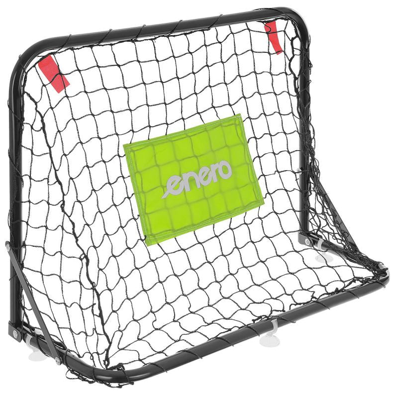 Enero Set Of 2 Metal Goals With Net, Ball, Pump pumps, nets, sets
