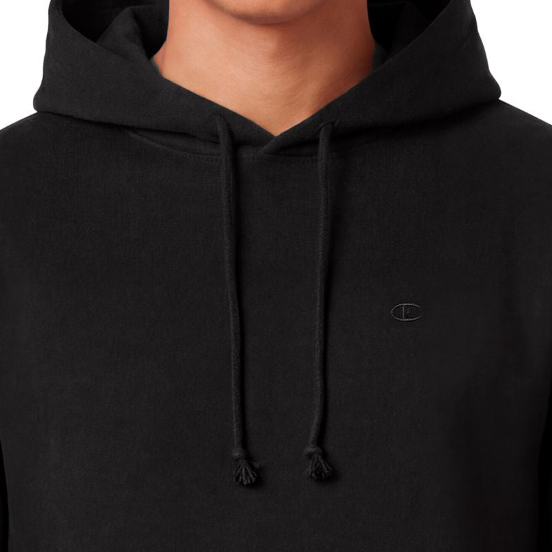 Champion Men's Hoodie Sweatshirt 220783 KK001 fekete kapucnis pulóver