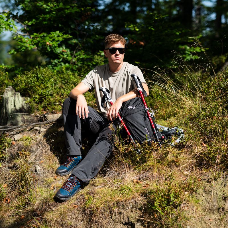 Nc1950 Black Cavern Tourist Backpack 18l Nils Camp fekete hátizsák