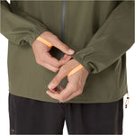 Asics FujiTrail Elite Waterproof Jacket 2011D265-301 Green L Ruházat