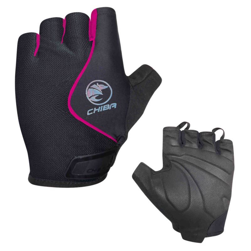 CHIBA LADY AIR PLUS gloves black pink rózsaszín kesztyű