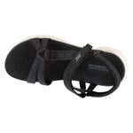 Skechers Go Walk Flex Sandal – Sublime Black fekete utcai cipő 141451-BKW