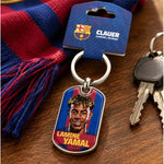 FC Barcelona Lamine Yamal keychain original licensed srebrny kulcstartó BLL7100