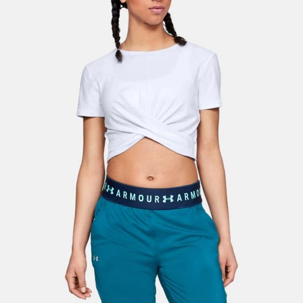 Under Armour Armor Lightweight Lux Crop Tee W 1305484-100 Póló