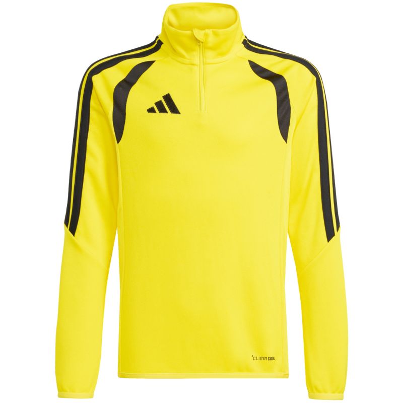 adidas Tiro 26 League Training Top Yellow and Black Kids Sweatshirt JY7158 104cm pulóver