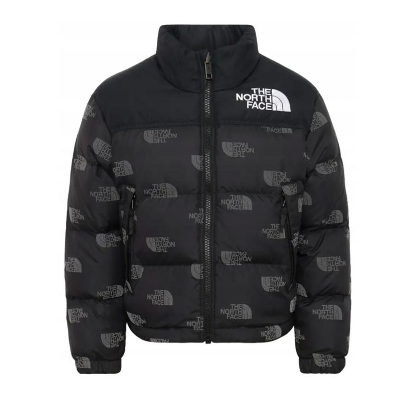 The North Face Junior Teen Printed 1996 Retro Nuptse - NF0A7WQM97M fekete kabát