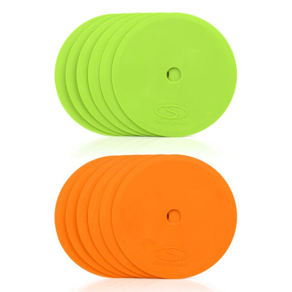 Smj Flat field markers - round 15 cm - 6x green 6x orange sport ZPO-OG Kiegészítő