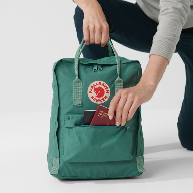 Fjällräven Kånken Frost backpack zöld hátizsák F23510-664