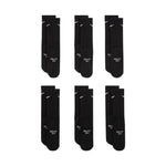 Nike Everyday Cush Crew Kids Socks 6 Pairs fekete zokni