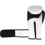 MASTERS FIGHT EQUIPMENT MASTERS RBT-PERFECT-GRIP Leather Boxing Gloves 12 oz biało - czarne kesztyű 01587-12-0105