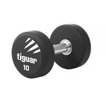 Tiguar PU dumbbell 10 kg fekete edzőfelszerelés TI-WHPU0100