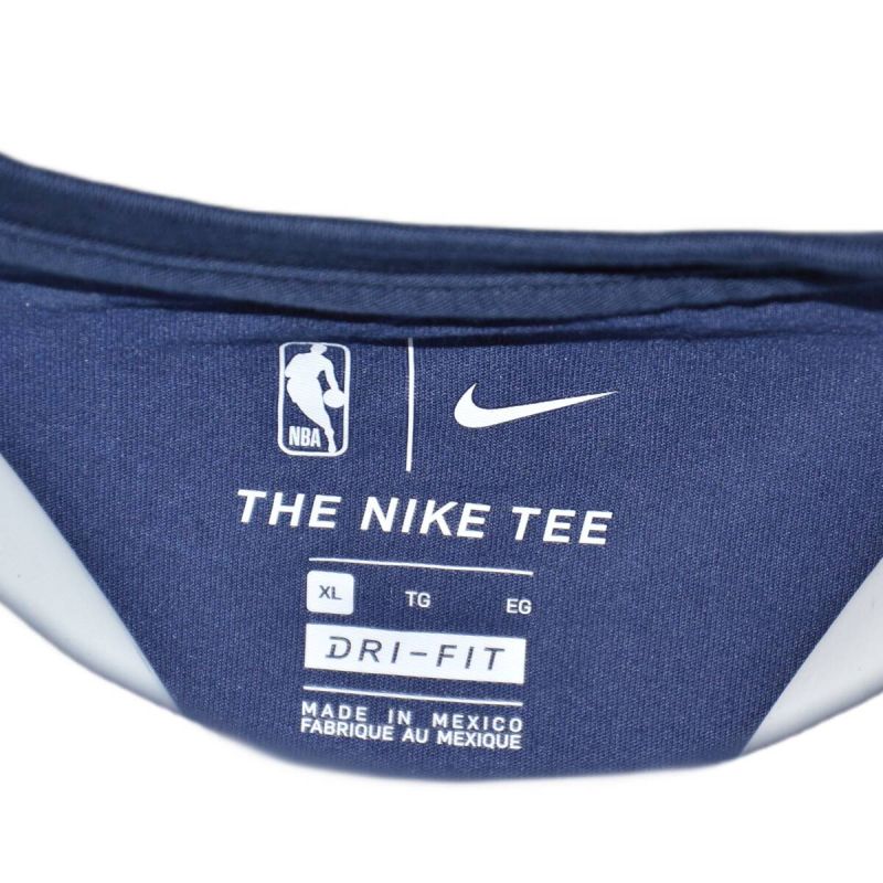 Nike Dallas Mavericks Essential Dry T-shirt Chrome Logo College Navy - CZ7252-419 sötétkék póló