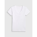 Women's basic V-neck T-shirt 4F 4FWMM00TTSHF3307-10S 2xl póló