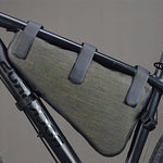 Rockbros AS-017 bicycle frame 5 l - dark zöld táska
