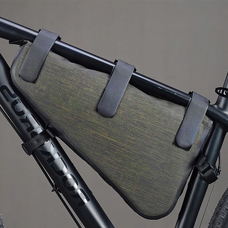 Rockbros AS-017 bicycle frame 5 l - dark zöld táska