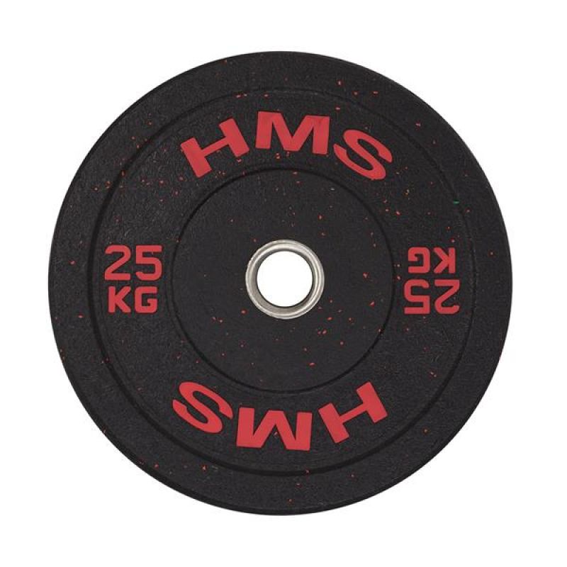 HMS RED BUMPER Olympic Plate 25 kg fekete póló 17-61-029