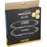 Bowl Tourist Plate 2pcs 24cm Aluminum Redcliffs kemping felszerelés