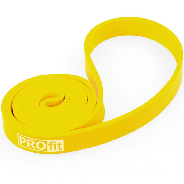 PROfit POWER BAND YELLOW 208x0.45x2.2 cm /SL2607 Edzőfelszerelés