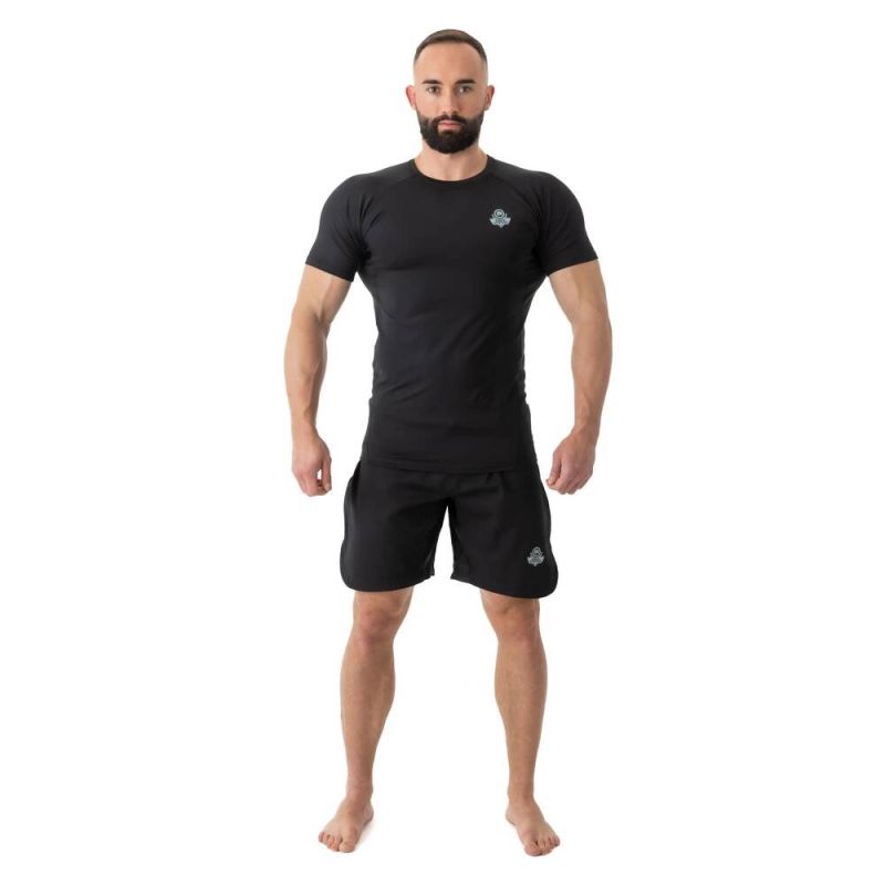 DBX Bushido Rashguard sleeve black BlackRS - fekete short