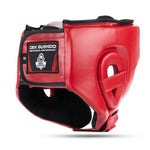 DBX Bushido RED Tournament Boxing Helmet czerwony helmets, martial arts equipment