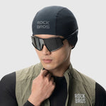 Rockbros Seamless Knit Cycling Cap - Black fekete sapka
