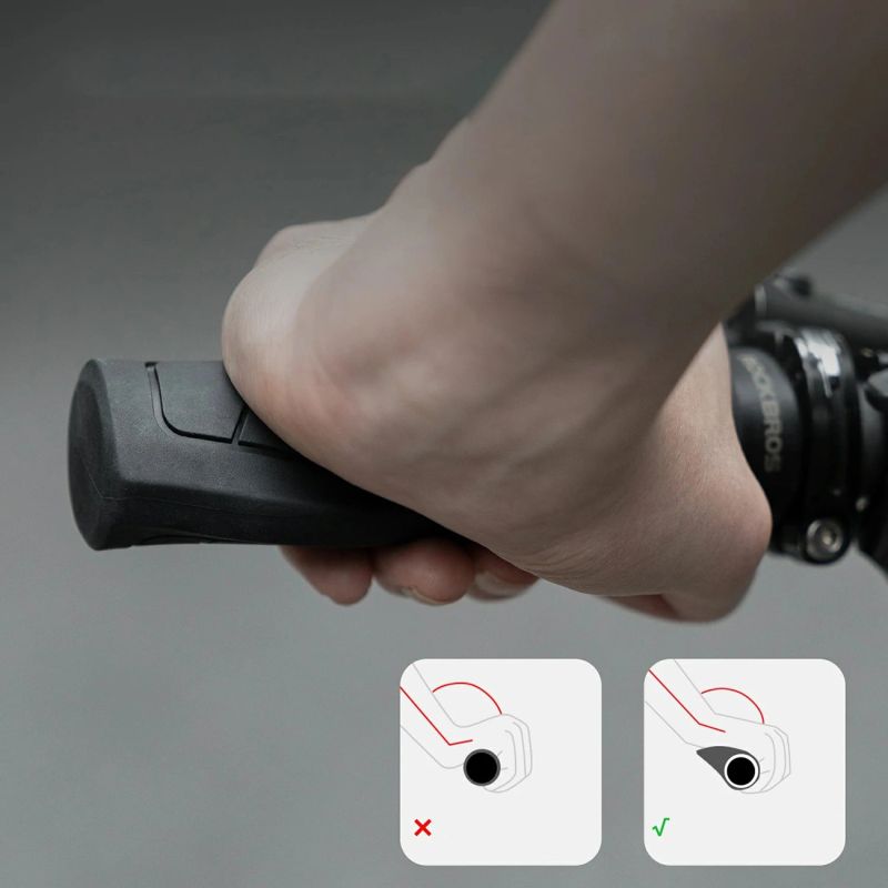 Rockbros Bicycle Grips - Black