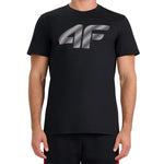 Men's T-shirt 4F M3342 deep 4FWMM00TTSHM3342 020S fekete póló