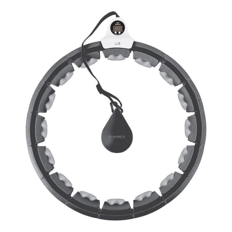 HMS HHW06 Hula Hoop with Studs, Weight and Counter, Black fekete póló 17-44-562