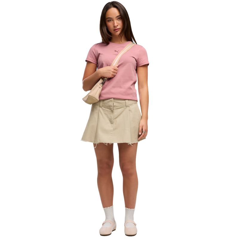 Puma Ess Centered Cat Logo Tee 692916 rózsaszín kapucnis pulóver 69291648
