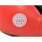 MASTERS FIGHT EQUIPMENT OSK-1 leather foot protectors (WAKO APPROVED) piros védőfelszerelés 03041-02M