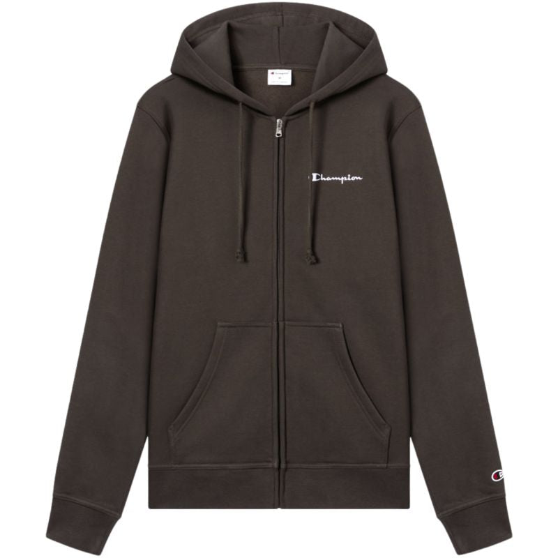 Champion Men’s Hooded Full Zip Sweatshirt, brown, 221794 GS509 barna férfi kapucnis pulóver 221794GS509
