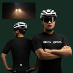 Rockbros 15120002005 Cycling Jersey with Sleeves - Black fekete short