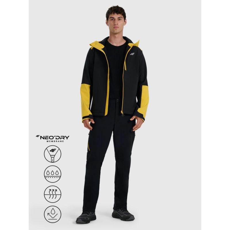 4f Men's 4FRAW25TSOFM506-71S windproof membrane 8000 softshell jacket Ruházat