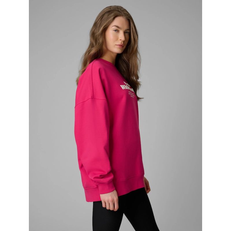 Women's oversize sweatshirt without hood 4F