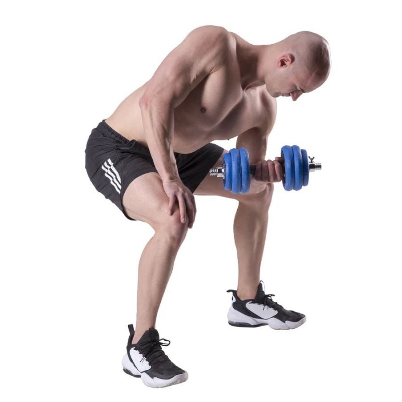 HMS SGG30 BAR 2-in-1 weight set (barbell and dumbbells) 30 kg póló 17-59-133