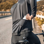 Rockbros Fall/Winter Long Sleeve Cycling - Black fekete dzseki