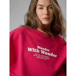 Women's oversize sweatshirt without hood 4F