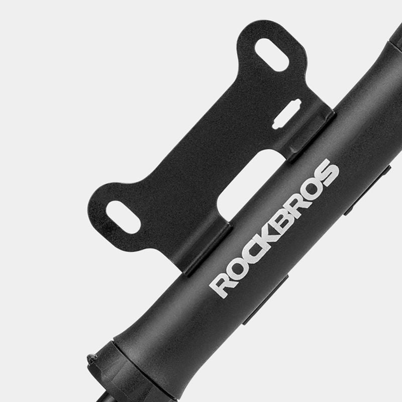 Rockbros TM-1701P 80 PSI Mini Bicycle Pump for Presta and Schrader Valves - Black fekete pumpa 304004-211900