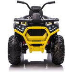 Enero Battery-Powered Quad Car Trapper Yellow sárga toys
