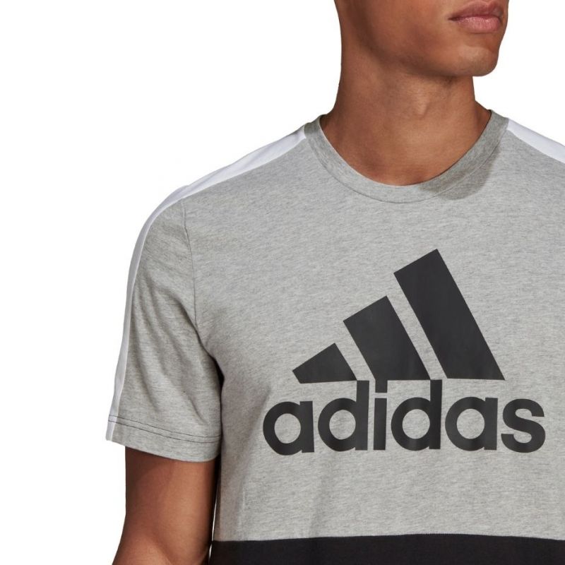 adidas Essentials Colorblock Single Jersey Tee M HE4334 Póló