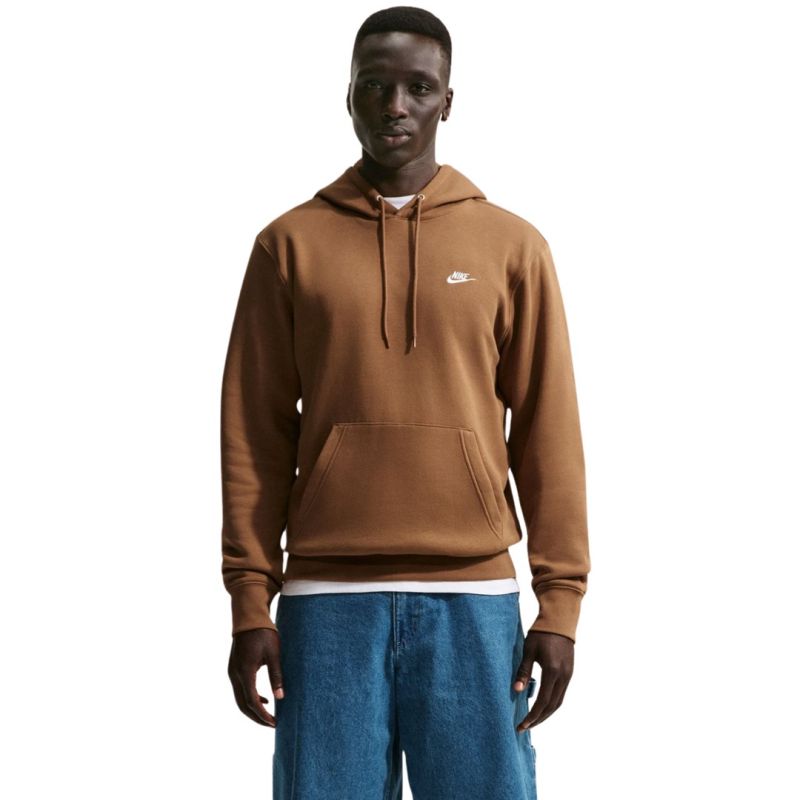 Nike Club BB men's sweatshirt brown 270 barna pulóver 160880S