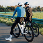 Rockbros Long Fleece Bib Tights with Pad Size - Black fekete nadrág